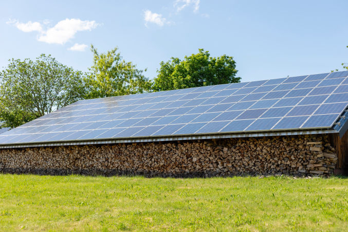 Solaranlage auf der Scheune